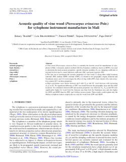 - Annals of Forest Science