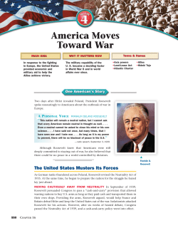 America Moves Toward War