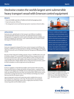 Dockwise creates the worlds largest semi-submersible