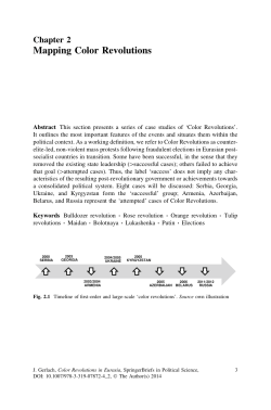 Mapping Color Revolutions