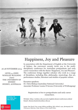 Happiness, Joy and Pleasure