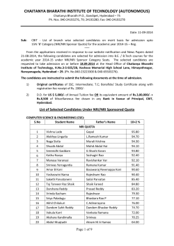 mahatma gandhi institute of technology