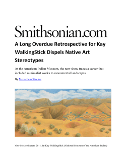 Smithsonian.com - Kay WalkingStick