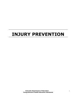 PGC Injury Prevention