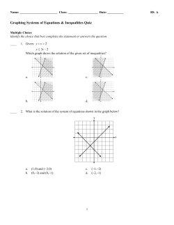 ExamView - Graphing Systems Quiz.tst