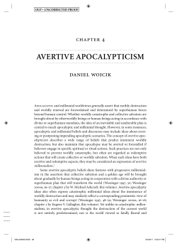 avertive apocalypticism