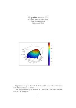 Migraine version 0.5
