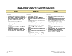 Characteristics of Language
