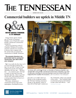 Commercial builders see uptick in Middle TN