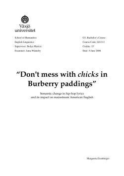 Don`t mess with chicks in Burberry paddings