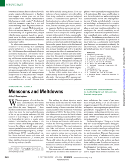 Monsoons and Meltdowns