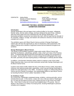 discover the real george washington exhibition overview