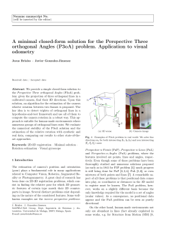 A minimal closed-form solution for the Perspective Three orthogonal