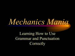 Mechanics Mania