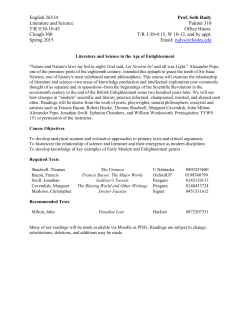 Clough 300 T/R 3:30-4:15, W 10-12 - DLynx