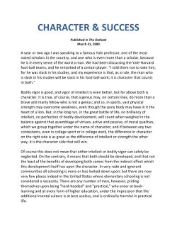 Character and Success - Almanac of Theodore Roosevelt