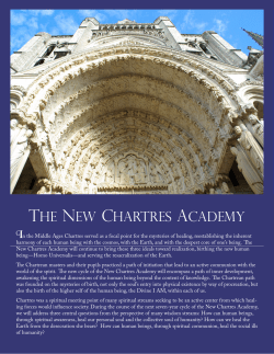 the new chartres academy