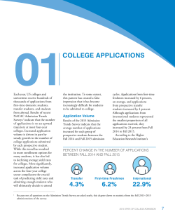 Chapter 1 - National Association for College Admission Counseling