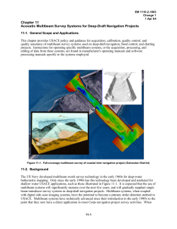 Chapter 11 Acoustic Multibeam Survey Systems for Deep