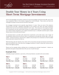 Double Your Money in 6 Years Using Short