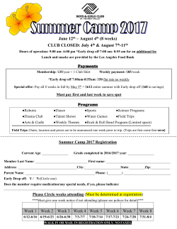 Summer Camp Registration 2017 - West Valley Boys and Girls Club