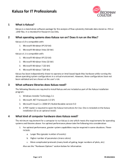 Kaluza for IT Professionals