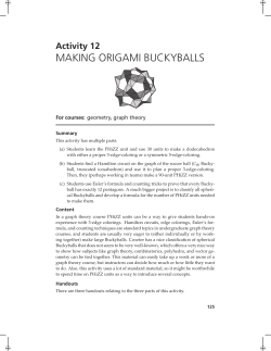 MAKING ORIGAMI BUCKYBALLS