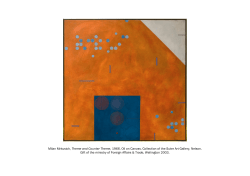 Milan Mrkusich, Theme and Counter Theme, 1966. Oil on Canvas