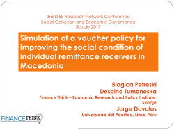 Simulation of a voucher policy for improving the social condition of
