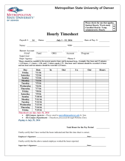 SM Blank 14 - Metropolitan State University of Denver