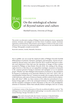 this PDF - HAU: Journal of Ethnographic Theory