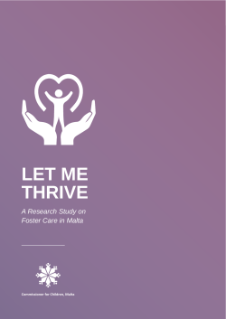 let me thrive - Commissioner for Children