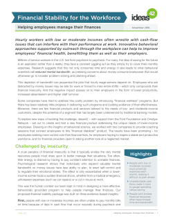 Financial Stability for the Workforce
