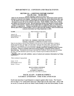 Department 22 - Contests