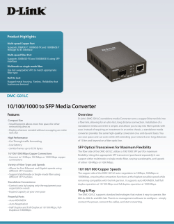 10/100/1000 to SFP Media Converter - D-Link