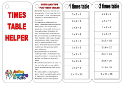 1 x 1 = 1 1 x 2 = 2 1 x 3 = 3 1 x 4 = 4 1 x 5 = 5 1 x 6 = 6 1 x 7 = 7 1 x 8
