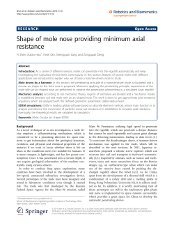 Shape of mole nose providing minimum axial resistance | SpringerLink