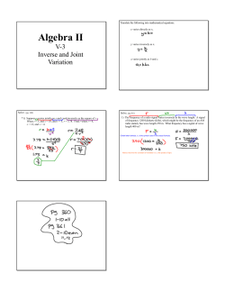 Algebra II