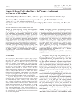 Conductivity and Activation Energy in Polymers
