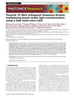 Towards 10 Gb/s orthogonal frequency division multiplexing