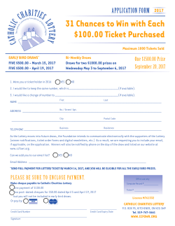 ticket application form PDF