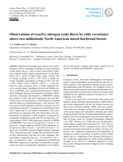Observations of reactive nitrogen oxide fluxes by eddy covariance