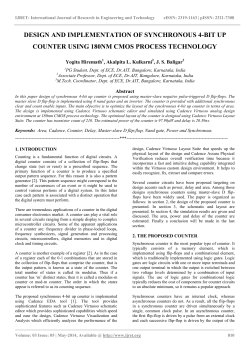 design and implementation of synchronous 4-bit up counter