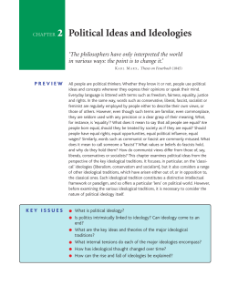 CHAPTER 2 Political Ideas and Ideologies