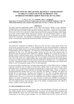 prediction of the liftoff, blowout and blowoff stability limits