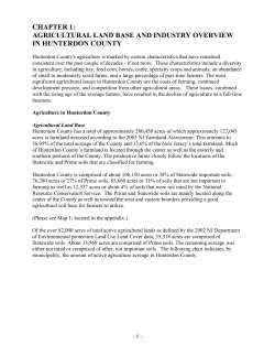 chapter 1 - Hunterdon County, NJ