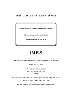 Pricing Nikkei 225 Options Using Realized Volatility