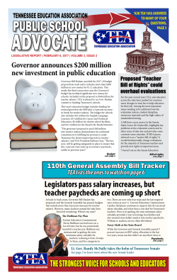 PUBLIC SCHOOL - Tennessee Education Association