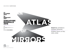 Martha Atienza - Singapore Biennale 2016