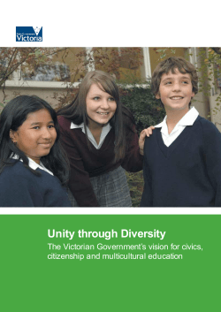 Unity through Diversity - Department of Education